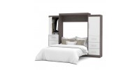 Queen Nebula Wall Bed with Storage 115"